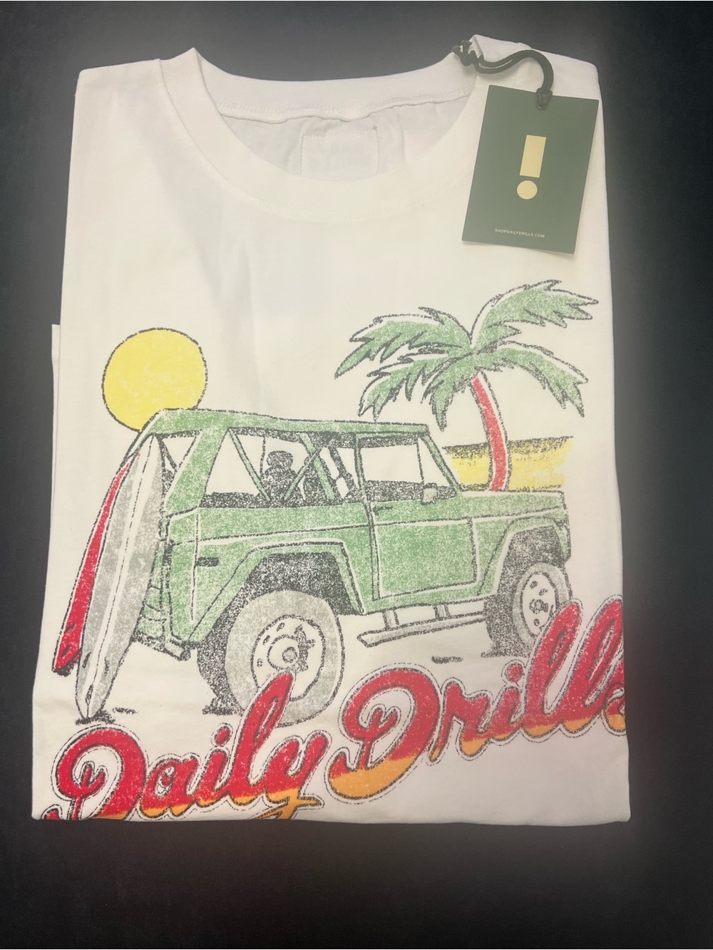 Daily Drills BRONCO BEACH TEE OS